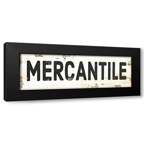 Mercantile II Black Modern Wood Framed Art Print with Double Matting by Pugh, Jennifer