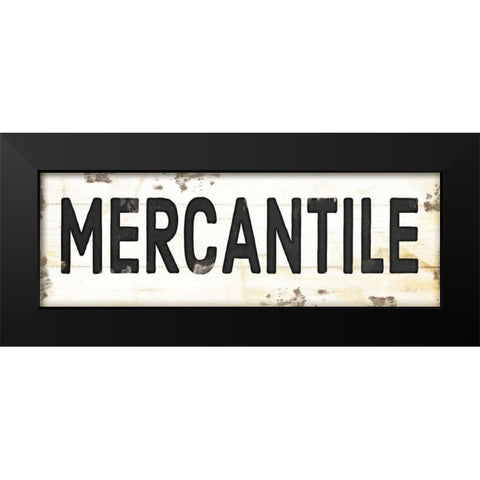 Mercantile II Black Modern Wood Framed Art Print by Pugh, Jennifer