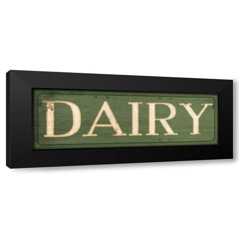 Dairy Black Modern Wood Framed Art Print with Double Matting by Pugh, Jennifer