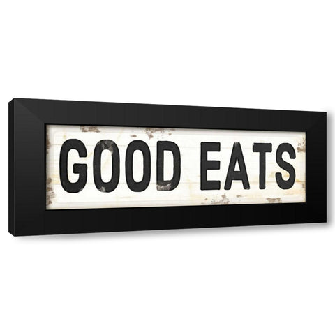 Good Eats Black Modern Wood Framed Art Print with Double Matting by Pugh, Jennifer