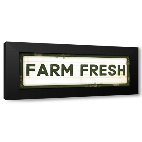 Farm Fresh Black Modern Wood Framed Art Print with Double Matting by Pugh, Jennifer