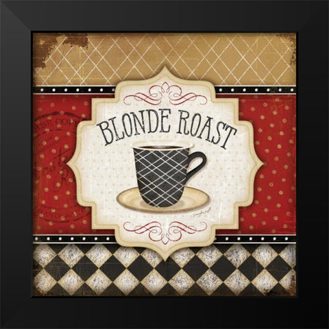 Blonde Roast Black Modern Wood Framed Art Print by Pugh, Jennifer