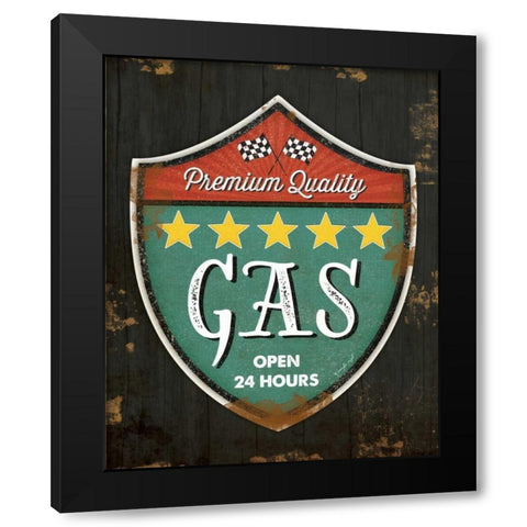 Premium Gas Black Modern Wood Framed Art Print with Double Matting by Pugh, Jennifer