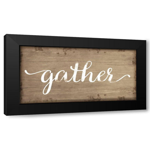 Gather Black Modern Wood Framed Art Print by Pugh, Jennifer