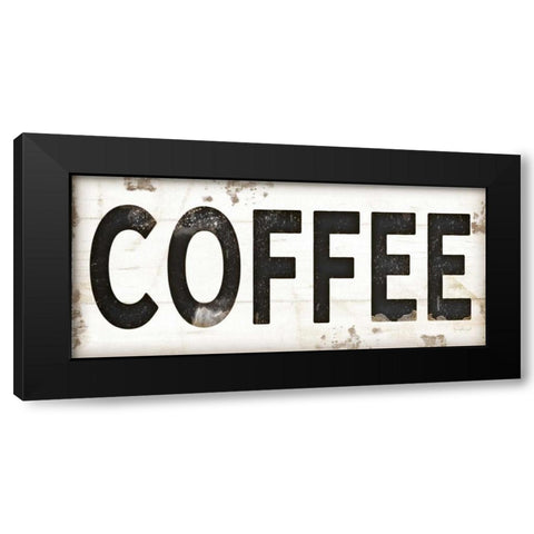 Coffee Black Modern Wood Framed Art Print with Double Matting by Pugh, Jennifer