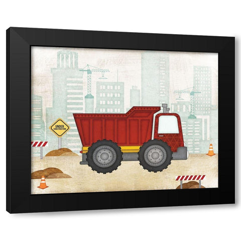 Truck Black Modern Wood Framed Art Print with Double Matting by Pugh, Jennifer