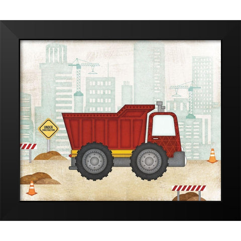 Truck Black Modern Wood Framed Art Print by Pugh, Jennifer