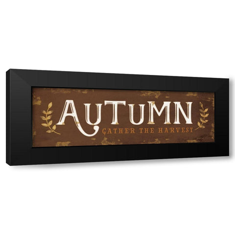 Autumn Black Modern Wood Framed Art Print with Double Matting by Pugh, Jennifer