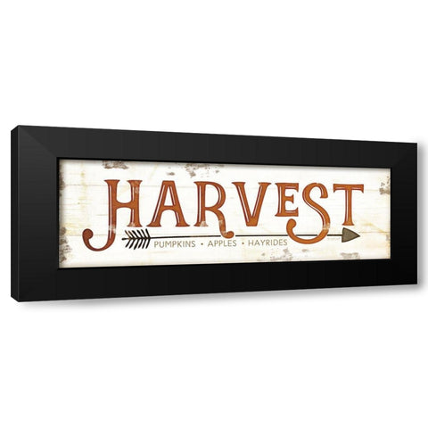 Harvest Fall Black Modern Wood Framed Art Print by Pugh, Jennifer