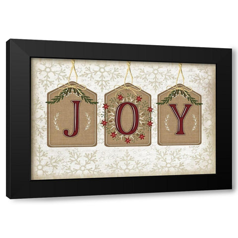 Joy Black Modern Wood Framed Art Print by Pugh, Jennifer