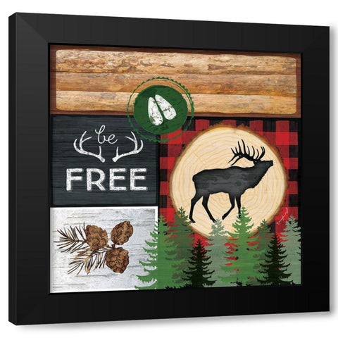 Free Black Modern Wood Framed Art Print by Pugh, Jennifer