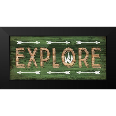 Explore Black Modern Wood Framed Art Print by Pugh, Jennifer