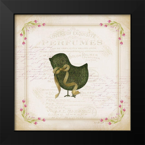 Chick Black Modern Wood Framed Art Print by Pugh, Jennifer