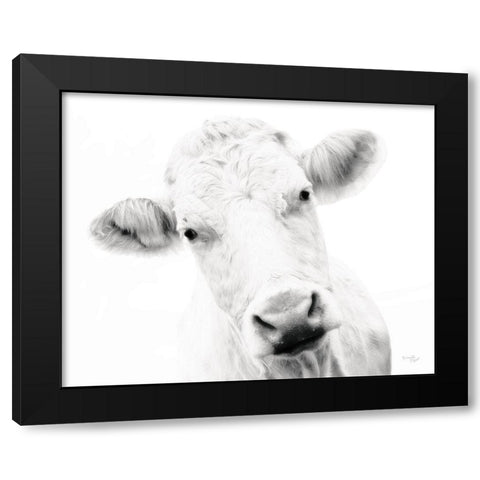 Cow IV Black Modern Wood Framed Art Print with Double Matting by Pugh, Jennifer