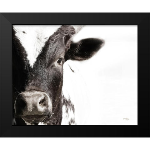 Cow VII Black Modern Wood Framed Art Print by Pugh, Jennifer