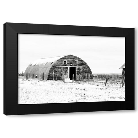 Barn III Black Modern Wood Framed Art Print with Double Matting by Pugh, Jennifer