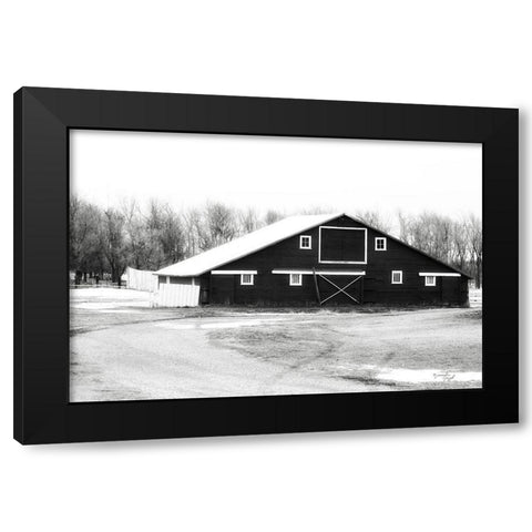 Barn V Black Modern Wood Framed Art Print by Pugh, Jennifer