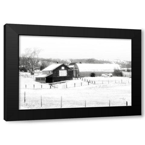 Barn VI Black Modern Wood Framed Art Print with Double Matting by Pugh, Jennifer