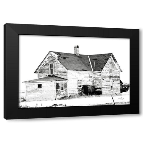 Old House Black Modern Wood Framed Art Print by Pugh, Jennifer