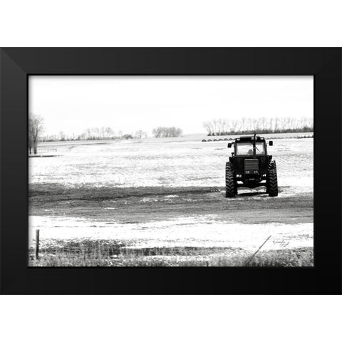 Tractor II Black Modern Wood Framed Art Print by Pugh, Jennifer
