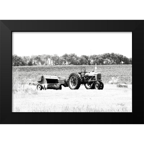 Tractor III Black Modern Wood Framed Art Print by Pugh, Jennifer