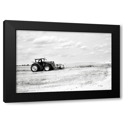 Tractor IV Black Modern Wood Framed Art Print with Double Matting by Pugh, Jennifer
