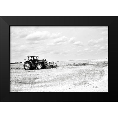 Tractor IV Black Modern Wood Framed Art Print by Pugh, Jennifer