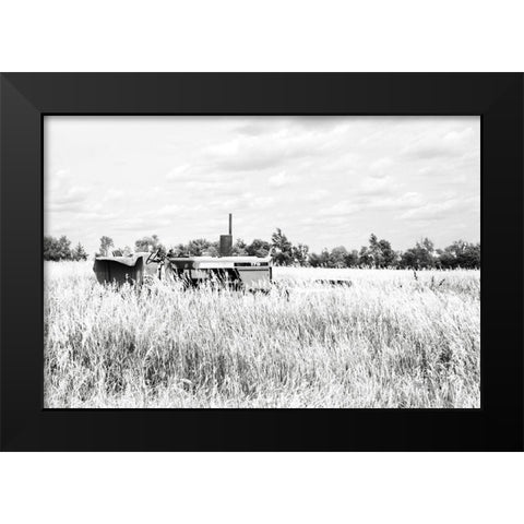 Tractor VI Black Modern Wood Framed Art Print by Pugh, Jennifer