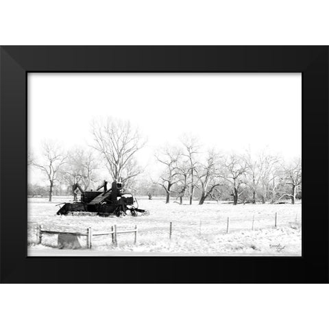 Tractor VII Black Modern Wood Framed Art Print by Pugh, Jennifer