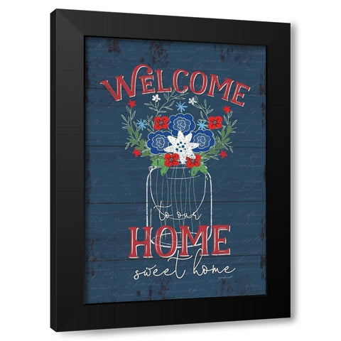 Land That I Love - Flowers Black Modern Wood Framed Art Print with Double Matting by Pugh, Jennifer