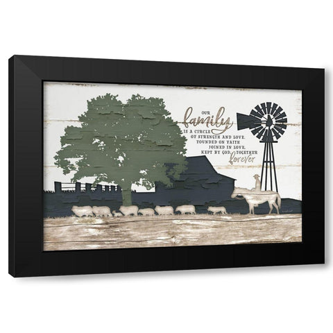 Homestead I Black Modern Wood Framed Art Print with Double Matting by Pugh, Jennifer