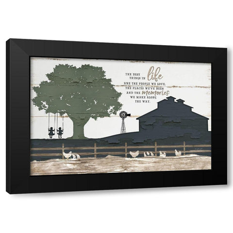 Homestead III Black Modern Wood Framed Art Print with Double Matting by Pugh, Jennifer