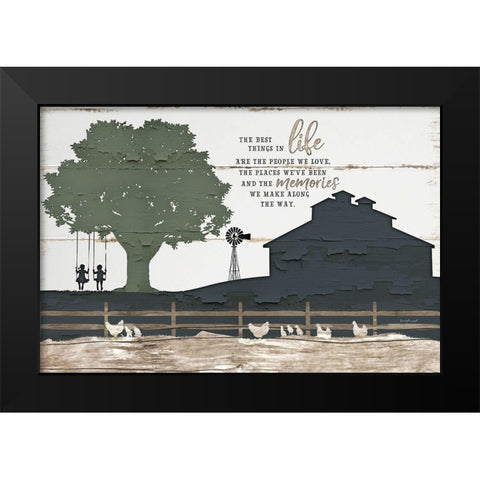 Homestead III Black Modern Wood Framed Art Print by Pugh, Jennifer