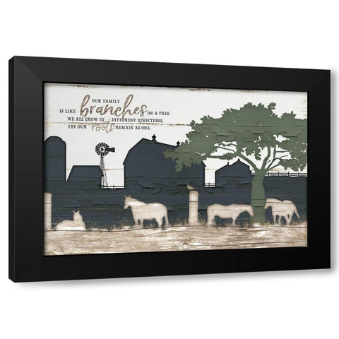 Homestead IV Black Modern Wood Framed Art Print with Double Matting by Pugh, Jennifer