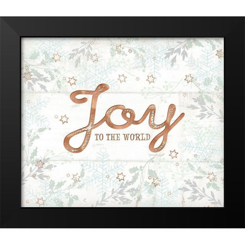 Joy Black Modern Wood Framed Art Print by Pugh, Jennifer