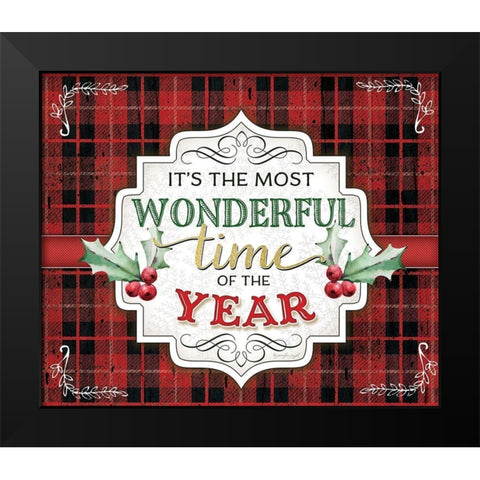 Wonderful Time of the Year Black Modern Wood Framed Art Print by Pugh, Jennifer