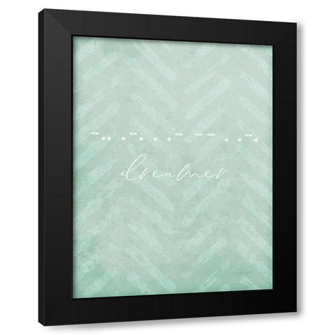 Dreamer Black Modern Wood Framed Art Print with Double Matting by Pugh, Jennifer