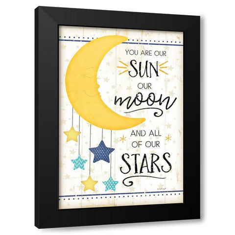 You Are Our Sun Black Modern Wood Framed Art Print with Double Matting by Pugh, Jennifer