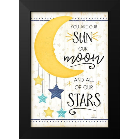 You Are Our Sun Black Modern Wood Framed Art Print by Pugh, Jennifer