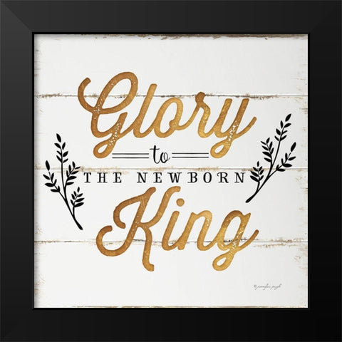 Glory Black Modern Wood Framed Art Print by Pugh, Jennifer