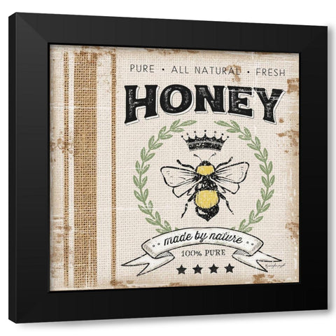 Honey Black Modern Wood Framed Art Print with Double Matting by Pugh, Jennifer