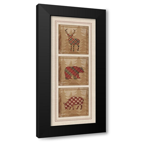 Cabin Panel II Black Modern Wood Framed Art Print with Double Matting by Pugh, Jennifer