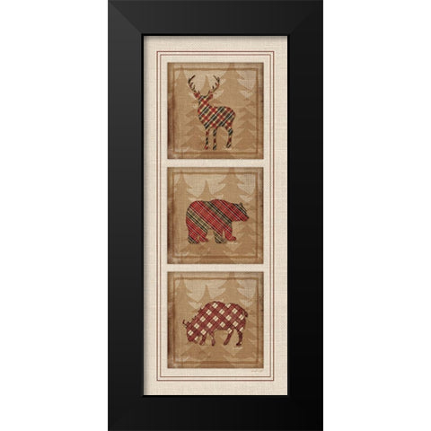 Cabin Panel II Black Modern Wood Framed Art Print by Pugh, Jennifer