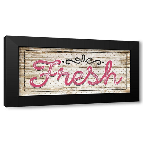 Fresh Black Modern Wood Framed Art Print by Pugh, Jennifer