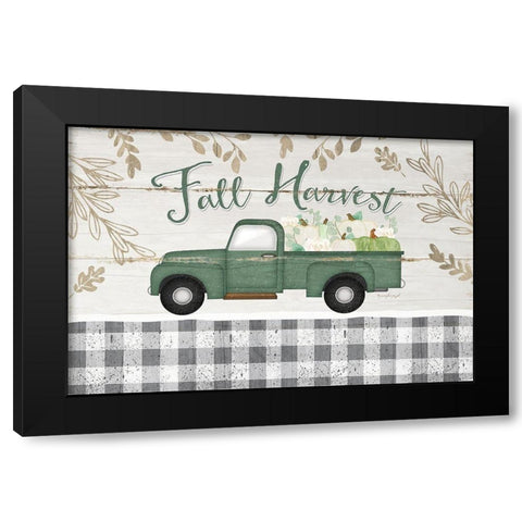 Fall Harvest Black Modern Wood Framed Art Print with Double Matting by Pugh, Jennifer