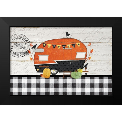 Spooky Camper Black Modern Wood Framed Art Print by Pugh, Jennifer