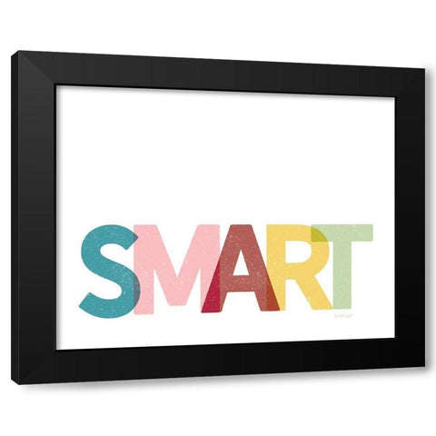 Smart Black Modern Wood Framed Art Print with Double Matting by Pugh, Jennifer