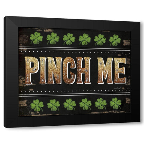 Pinch Me Black Modern Wood Framed Art Print by Pugh, Jennifer