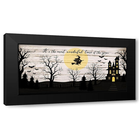 Most Wonderful Time Black Modern Wood Framed Art Print with Double Matting by Pugh, Jennifer