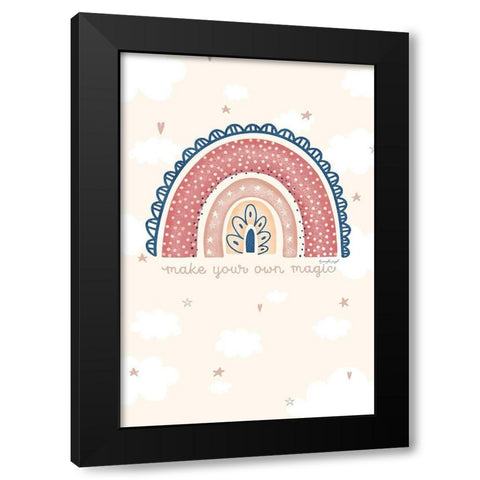 Make Your Own Magic Black Modern Wood Framed Art Print with Double Matting by Pugh, Jennifer